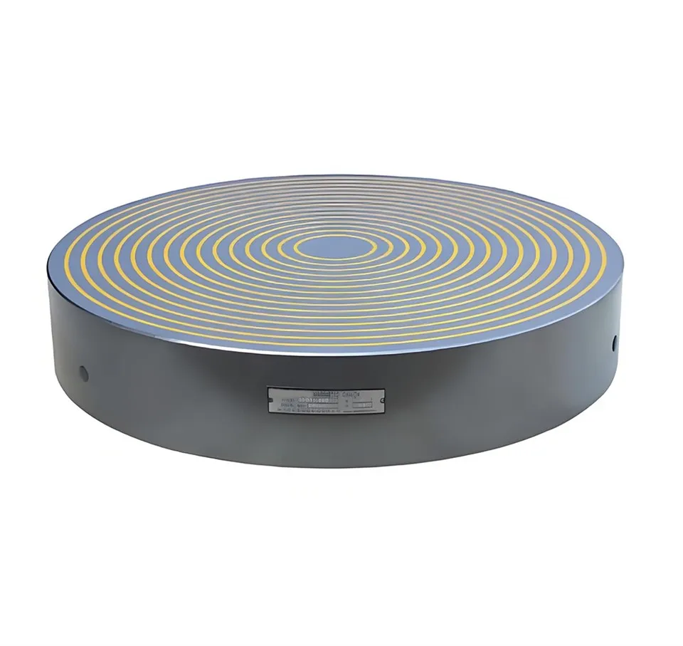 Rund elektromagnetisk chuck med konsentriske poler